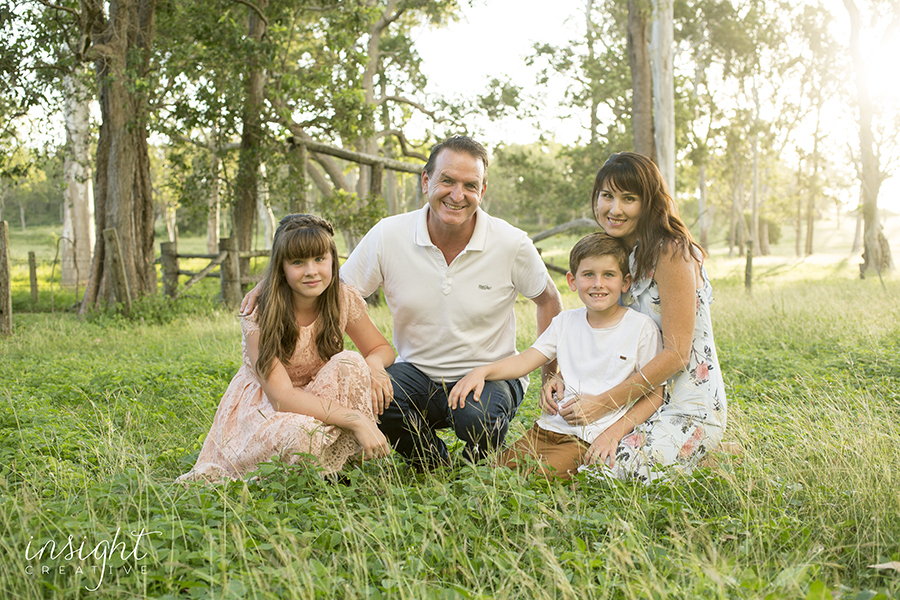 Natural family photos shot by Townsville photographer Megan Marano from Insight Creative photography studio. 