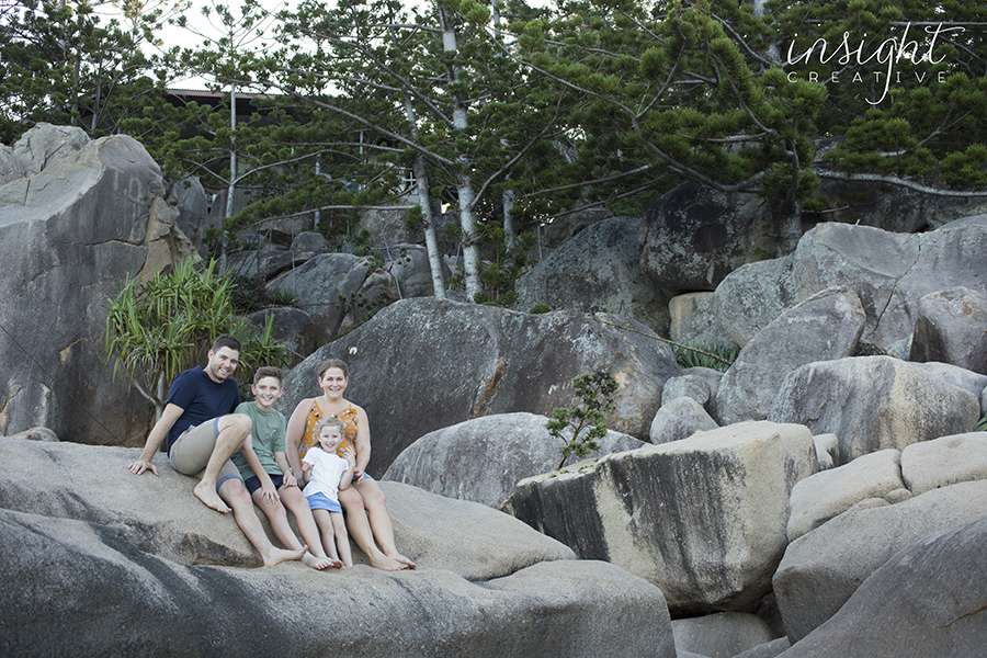 natural beach family photos shot by townsville photographer Megan Marano from Insight Creative 