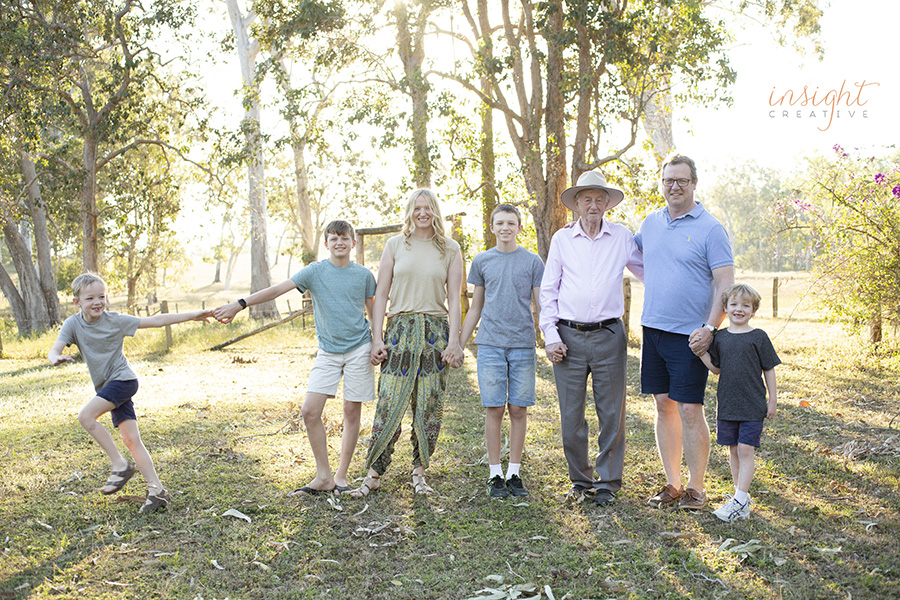 natural family photos shot by Townsville photographer Megan Marano from Insight Creative photography studio 