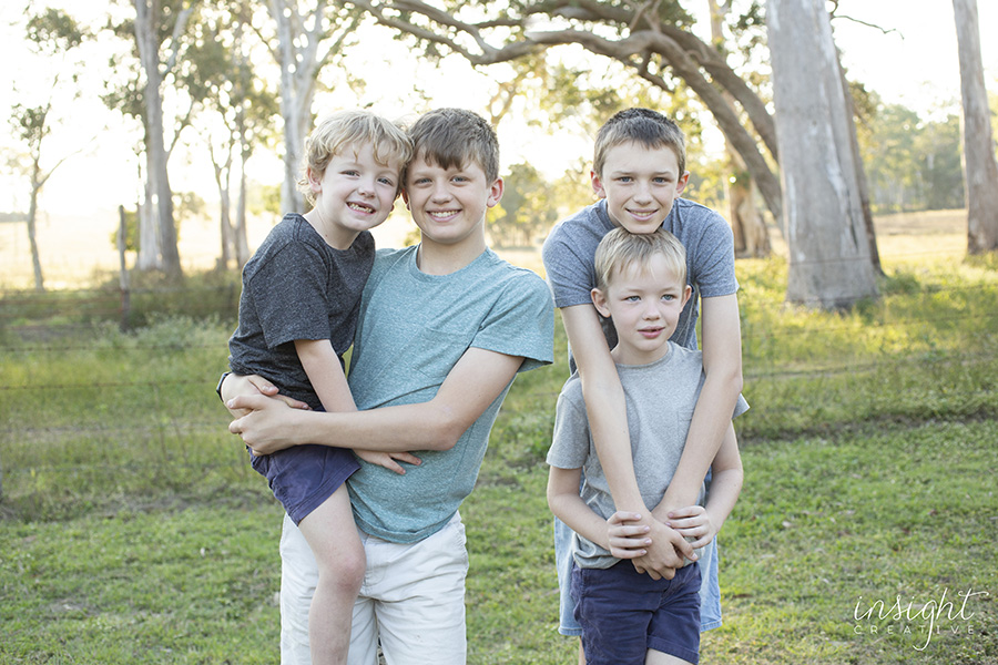 natural family photos shot by Townsville photographer Megan Marano from Insight Creative photography studio 