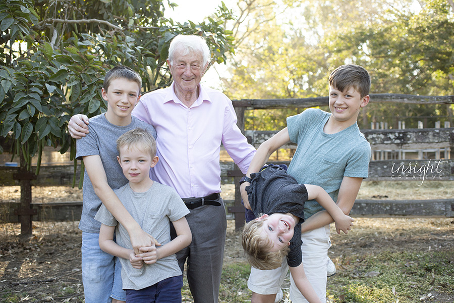 Grandad's visit - extended family photoshoot