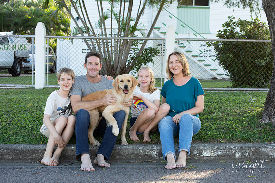 natural family photography shot by townsville photography studio Insight Creative 